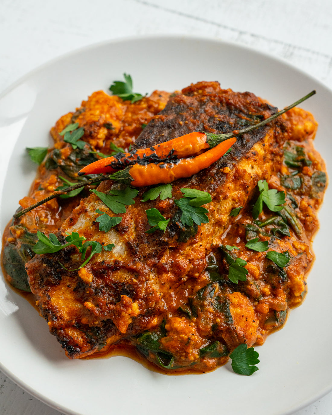 POKS Smothered Salmon