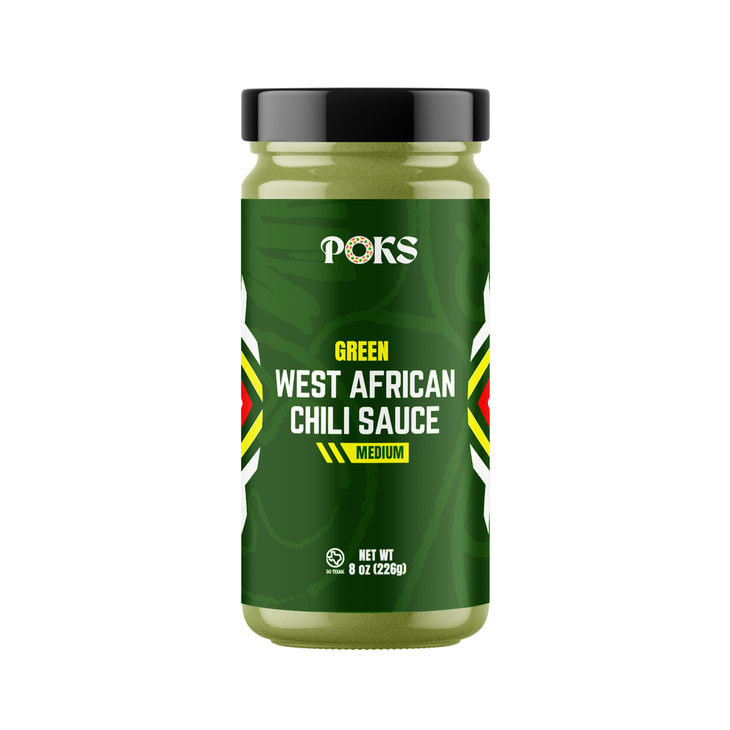 POKS Green West African Chili Sauce (Medium)