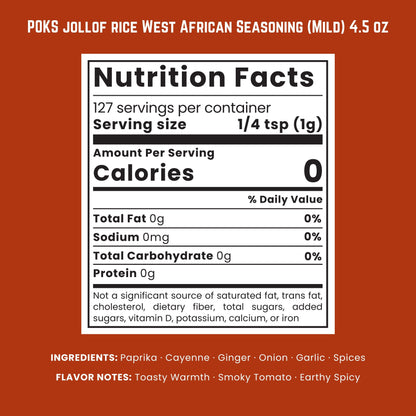 POKS Jollof Rice West African Seasoning (Mild)