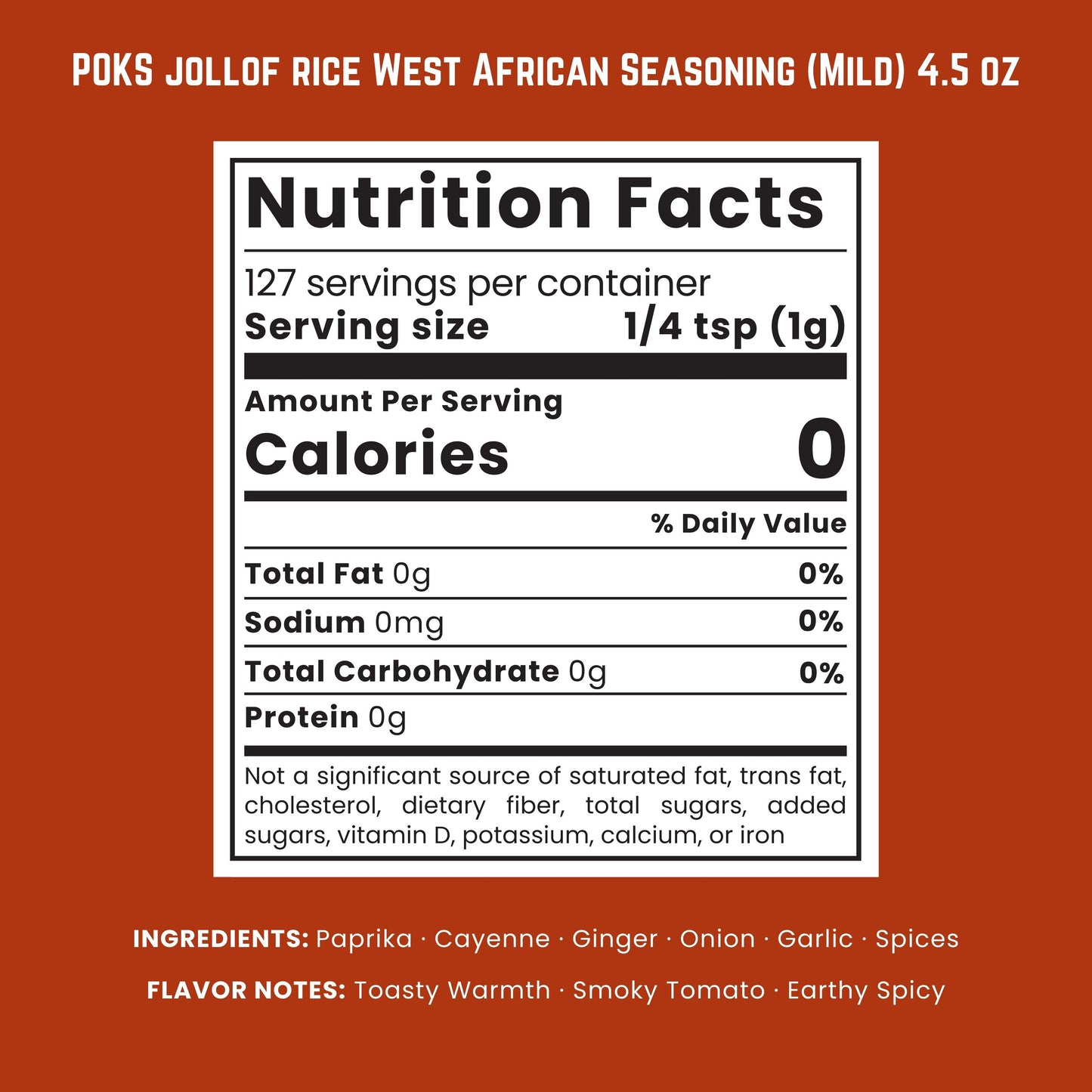 POKS Spices Jollof Rice West African Seasoning