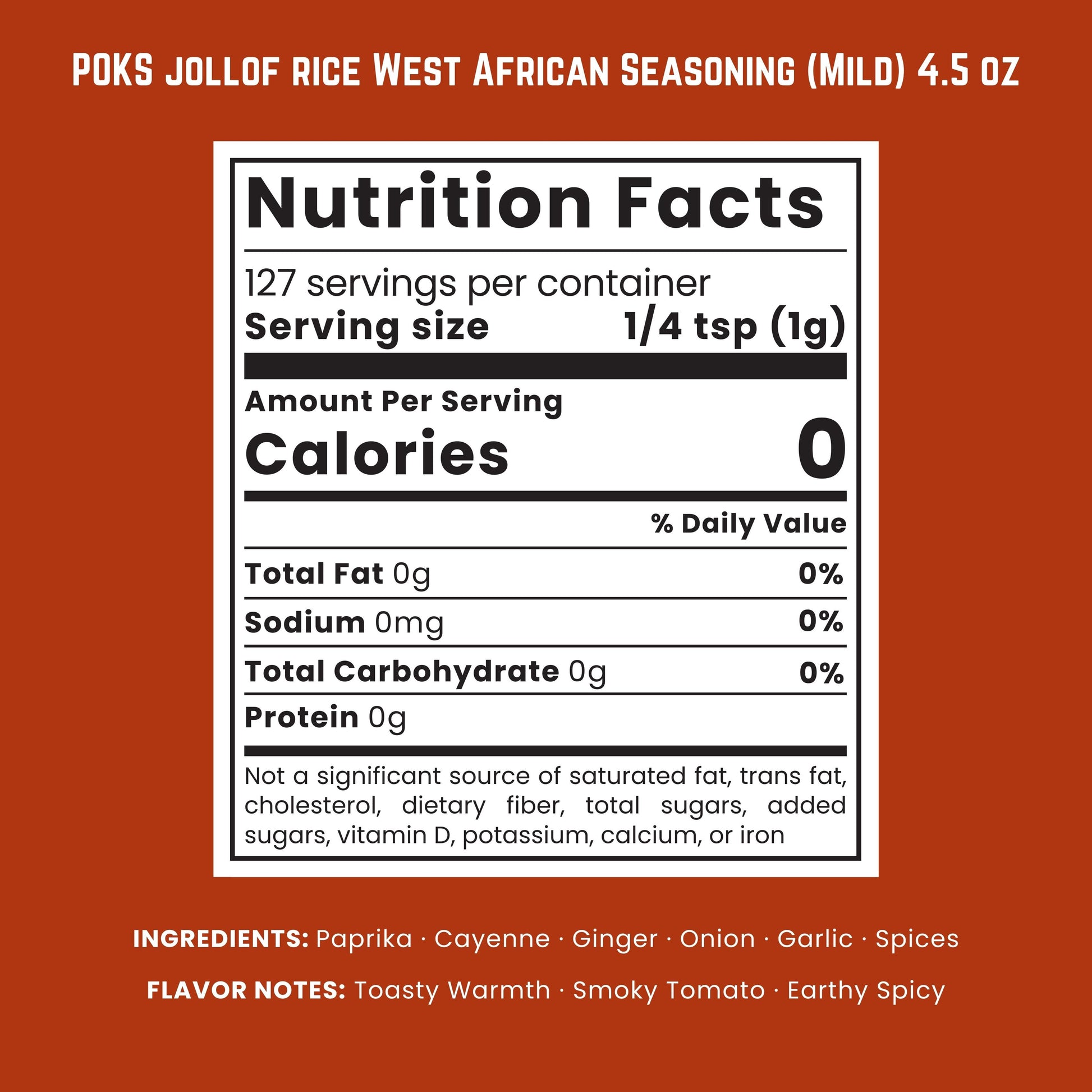 POKS Spices Jollof Rice West African Seasoning