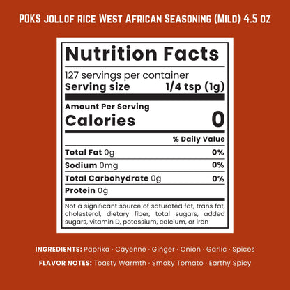 POKS Spices Jollof Rice West African Seasoning