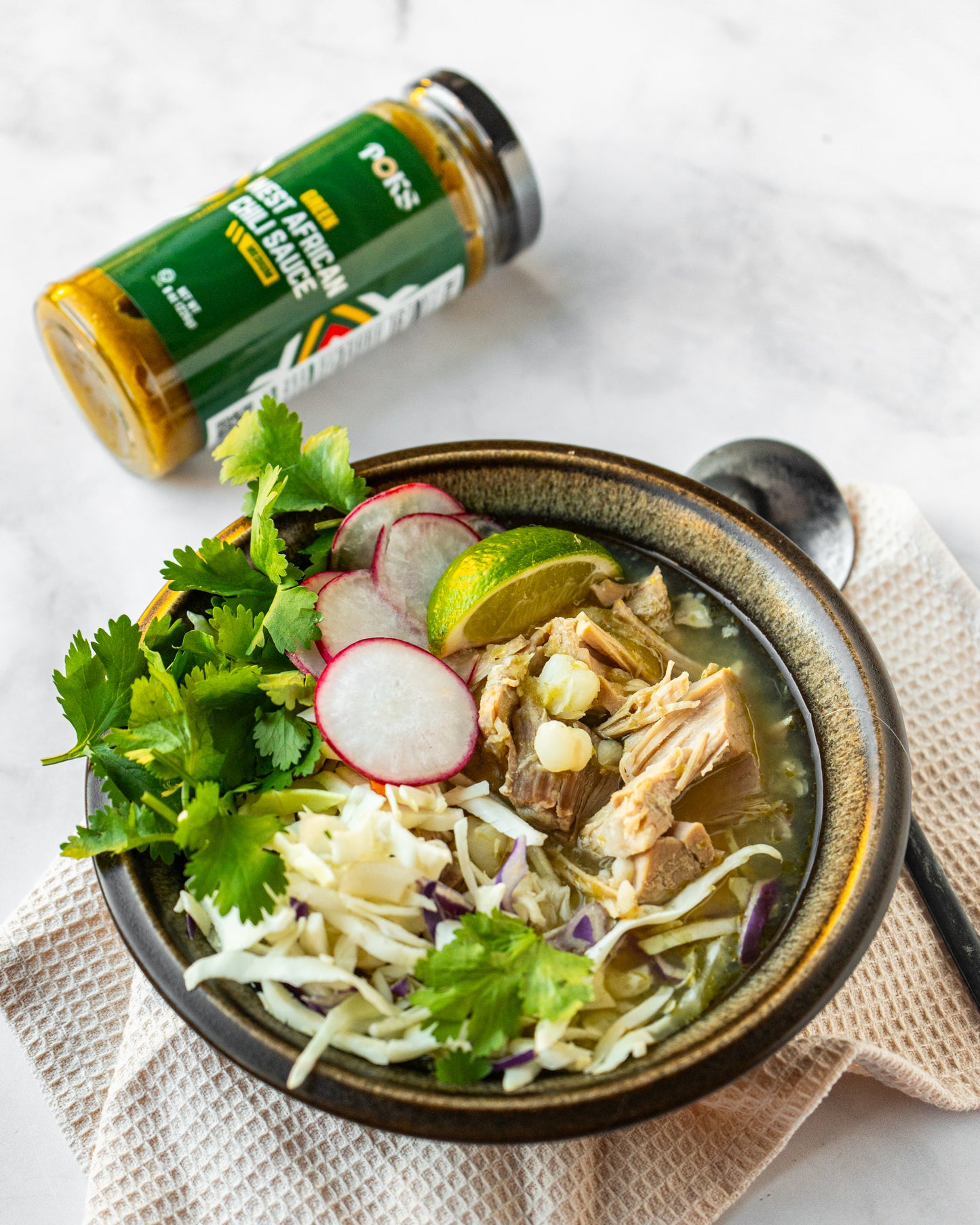 POKS Spices Green West African Chili Sauce